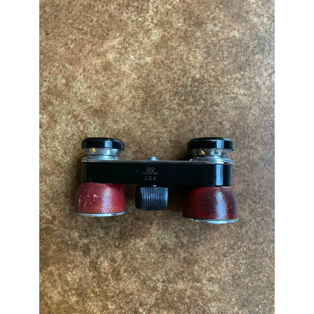 Vintage Opera Glasses Tokyo Pride 2.5X Binoculars With Leather Snap Case